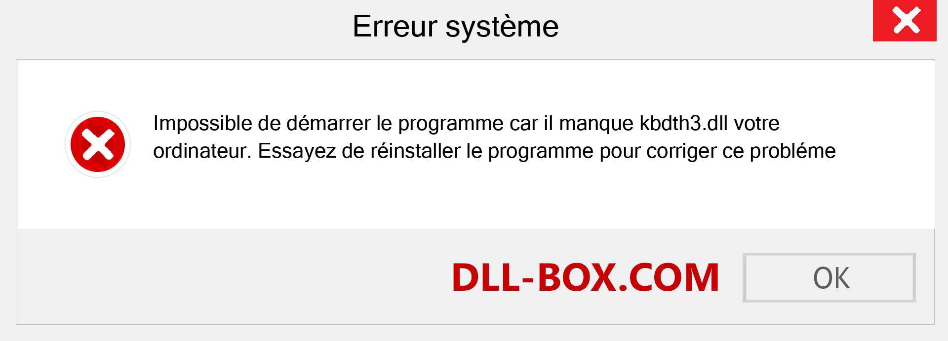 Le fichier kbdth3.dll est manquant ?. Télécharger pour Windows 7, 8, 10 - Correction de l'erreur manquante kbdth3 dll sur Windows, photos, images